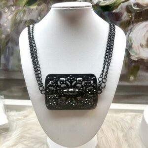 Vintage Black Womens Necklace
